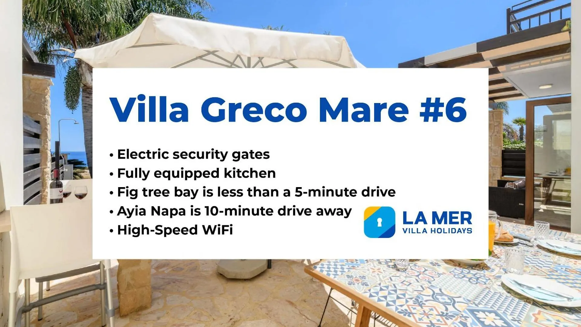 Villa Greco Mare #6 Protaras Zypern